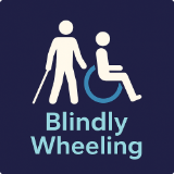 Blindly Wheeling logo
